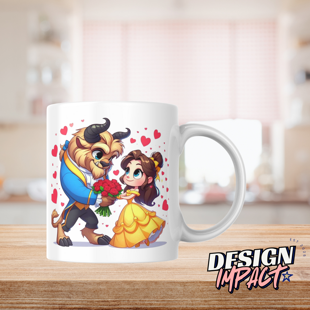 Belle et la Bête Love - Mug