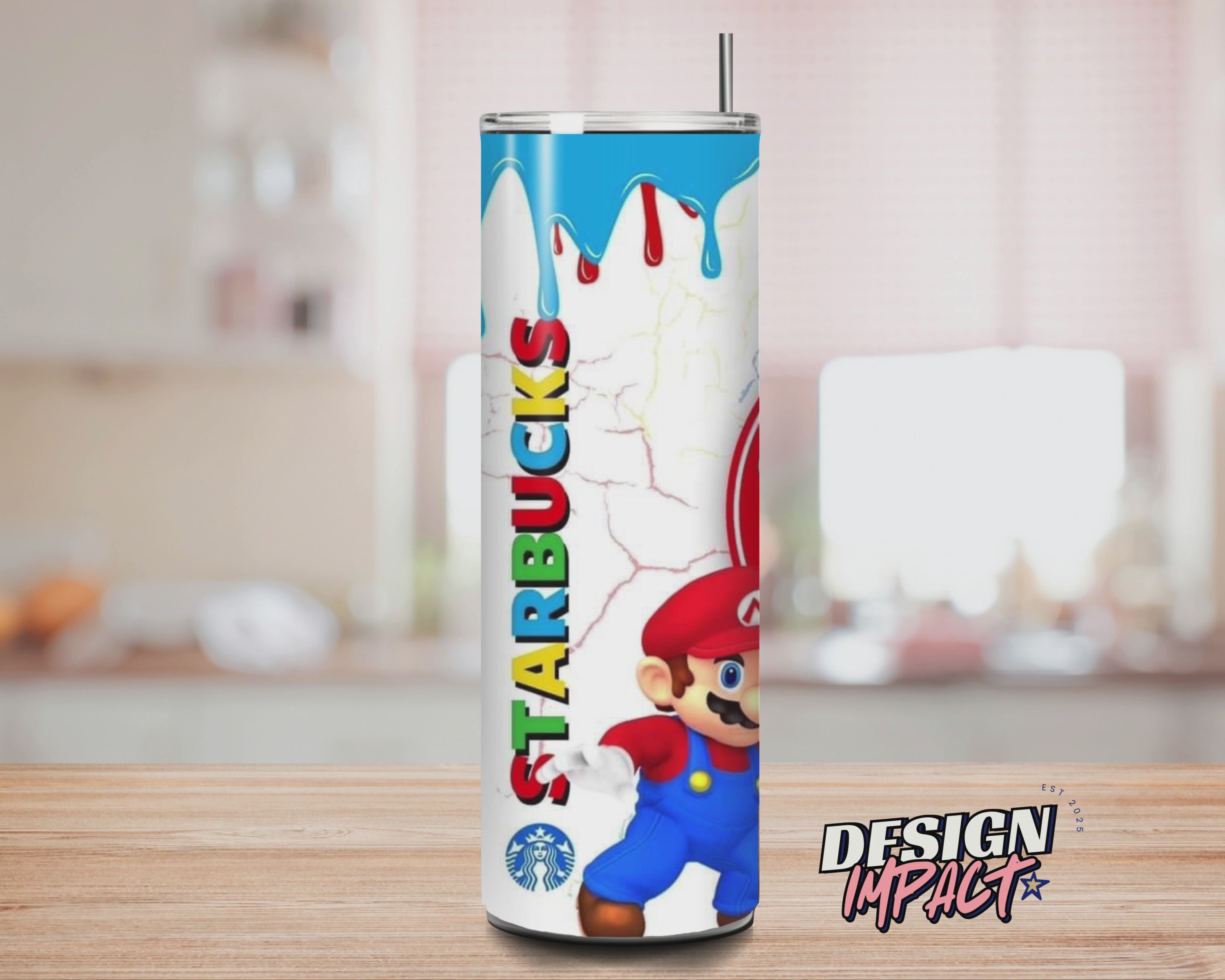Mario Starbucks - Thermos 590ml